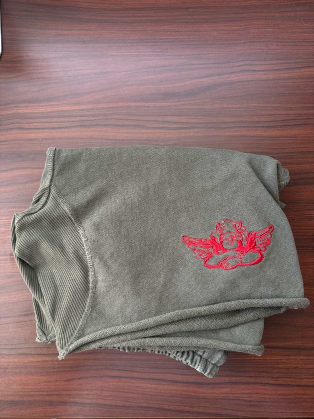 Boys Lie Olive Green Elastic Waist Sweatpants